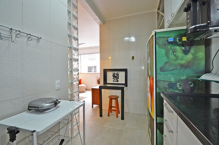Silencioso apartamento de temporada de 2 Quartos em Copacaba